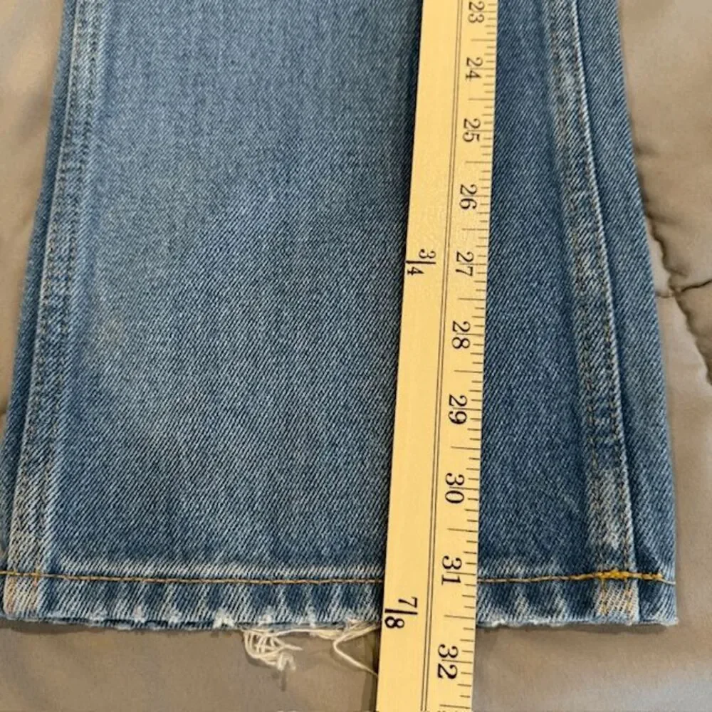 RE/DONE 90s High Rise Loose Fit‎ Jeans Iconic Button Fly High Straight Size 27